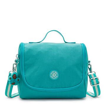 Kipling New Kichirou Lunch Bag Tassen Turquoise | BE 2153EB